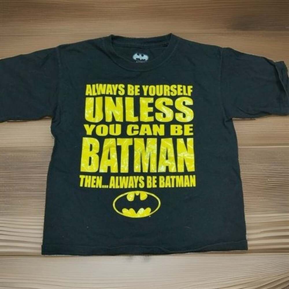 DC Comics Always Be Yourself Unless You Can Be Batman Black Boys M